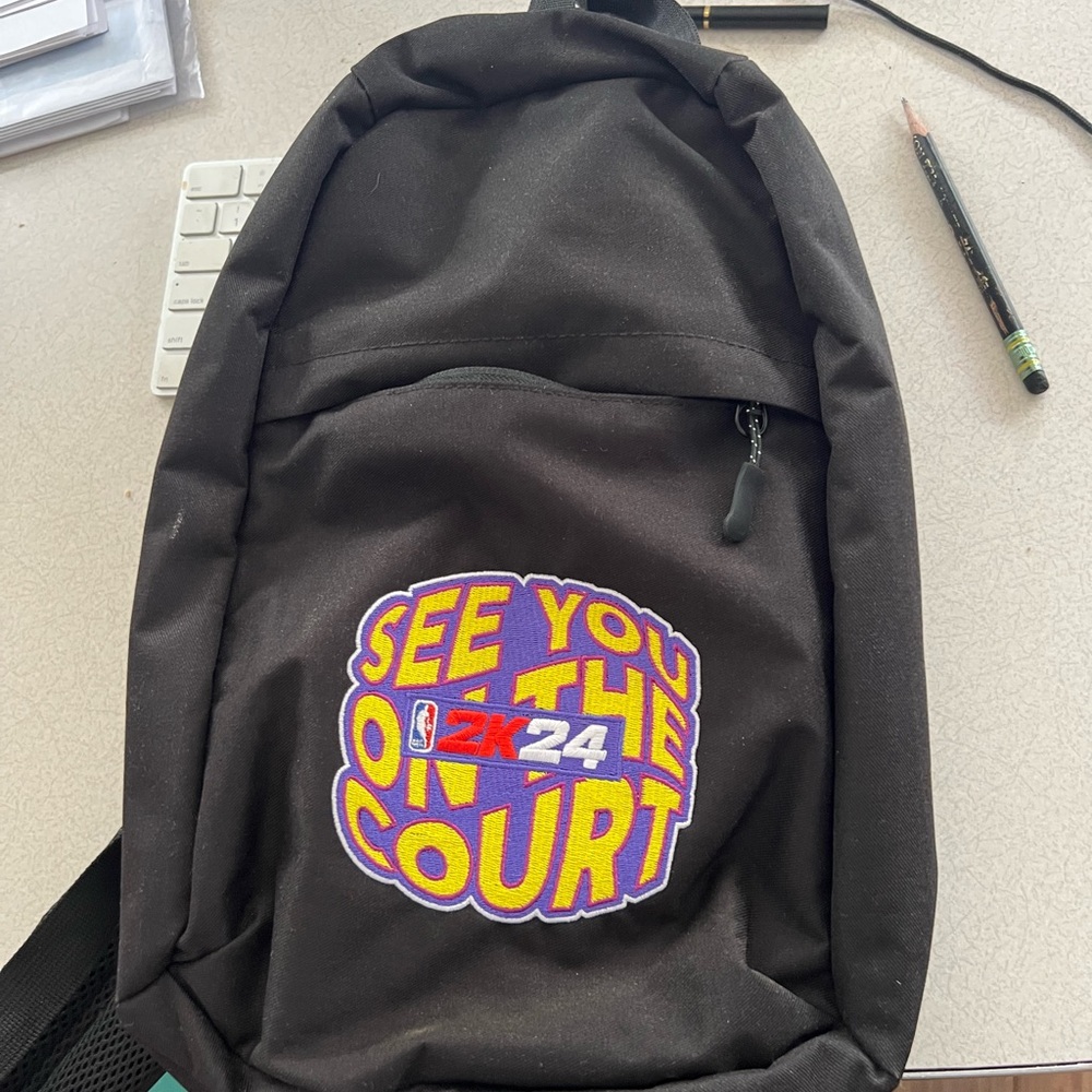 2K24 NBA Promo Black Backpack